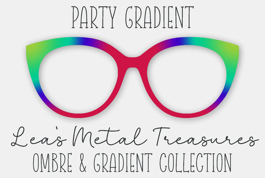 Party Gradient Eyewear Frame Toppers