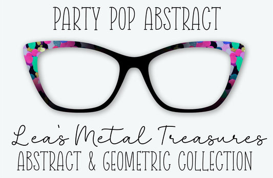 Party Pop Abstract Eyewear Frame Toppers