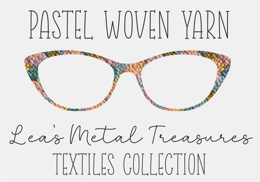 PASTEL WOVEN YARN Eyewear Frame Toppers COMES WITH MAGNETS