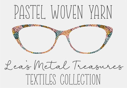 PASTEL WOVEN YARN Eyewear Frame Toppers COMES WITH MAGNETS