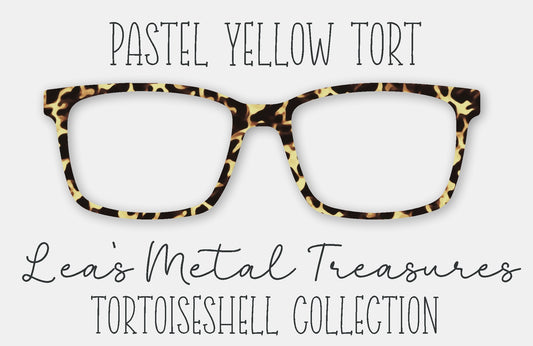 Pastel Yellow Tort Eyewear Frame Toppers