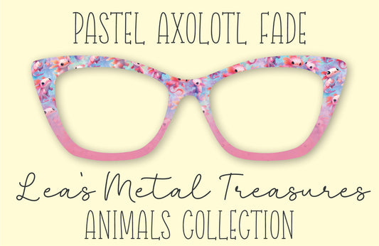 Pastel Axolotl Fade Eyewear Frame Toppers COMES WITH MAGNETS