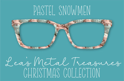 Pastel Snowmen Eyewear Frame Toppers COMES WITH MAGNETS