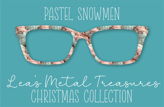 Pastel Snowmen Eyewear Frame Toppers COMES WITH MAGNETS