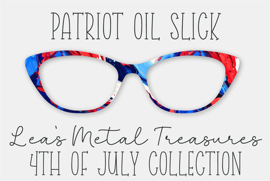 Patriot Oil Slick Frame Toppers