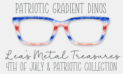 Patriotic Gradient Dinos Eyewear Frame Toppers