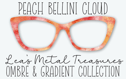 PEACH BELLINI CLOUD Eyewear Frame Toppers • FEBRUARY 2026 TOPPER OF THE MONTH