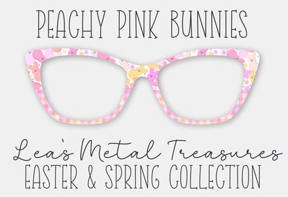 Peachy Pink Bunnies • Magnetic Eyeglasses Toppers
