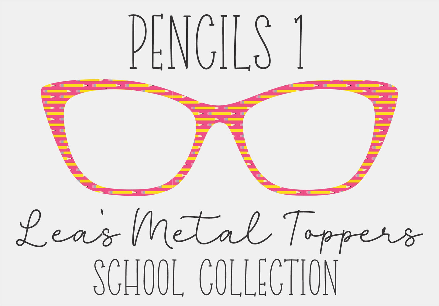 PENCILS 1 Eyewear Frame Toppers COMES WITH MAGNETS