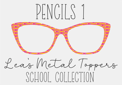 PENCILS 1 Eyewear Frame Toppers COMES WITH MAGNETS