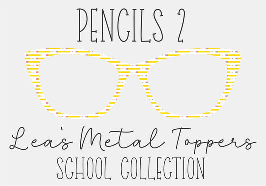 PENCILS 2 Eyewear Frame Toppers COMES WITH MAGNETS