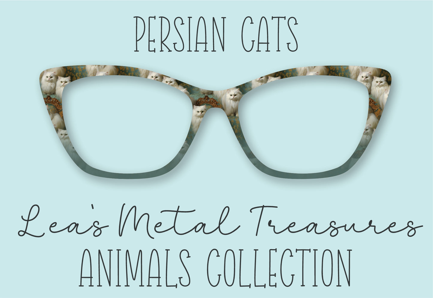 Persian Cats Eyewear Frame Toppers COMES WITH MAGNETS