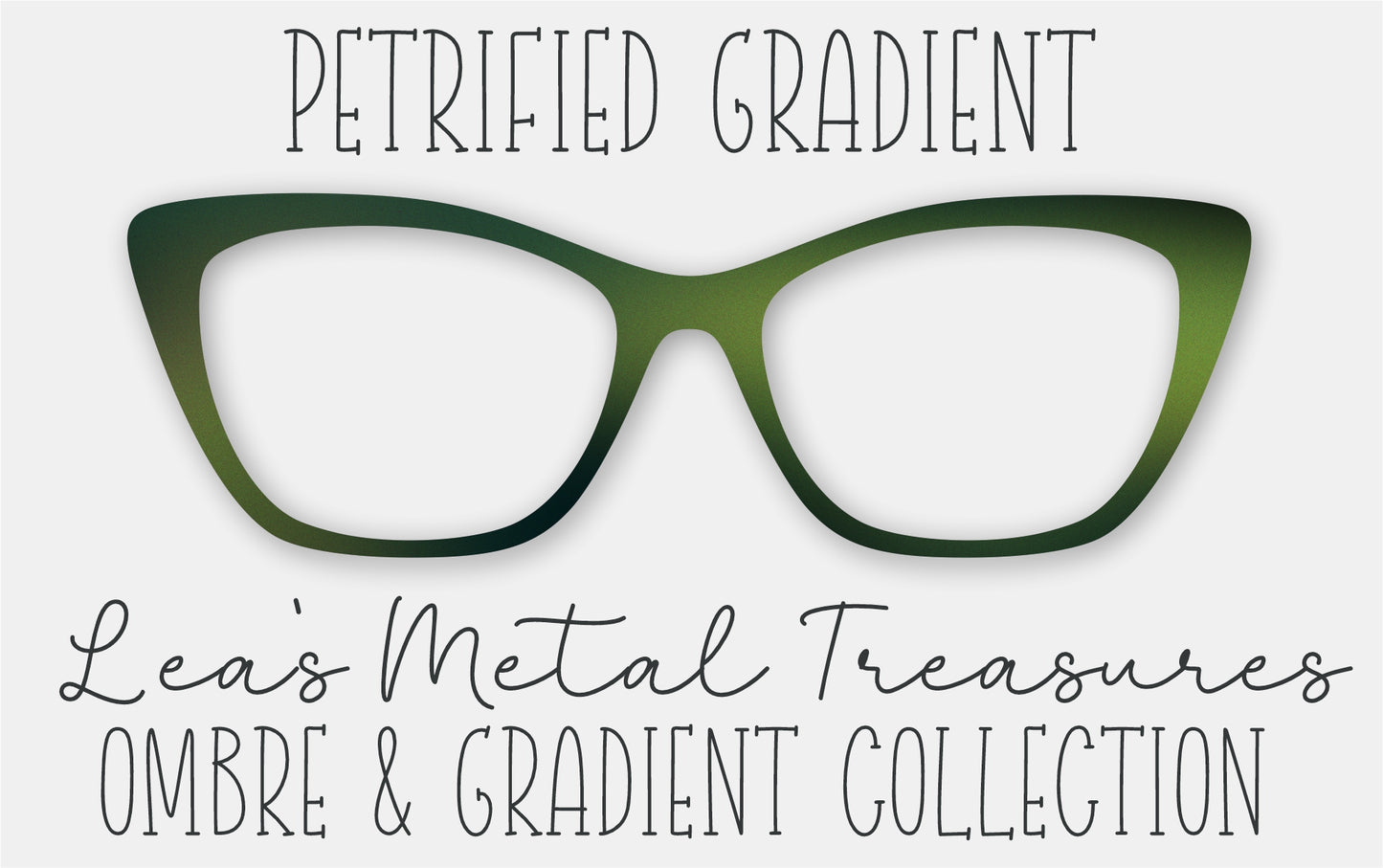 Petrified Gradient Eyewear Frame Toppers