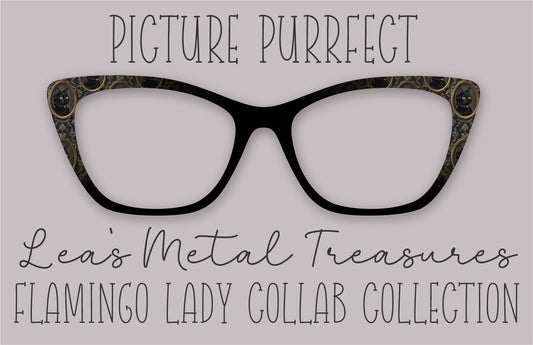 Picture Purrfect Printed Magnetic Eyeglasses Topper • Flamingo Lady Collab Collection