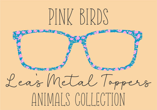 PINK BIRDS Eyewear Frame Toppers COMES WITH MAGNETS