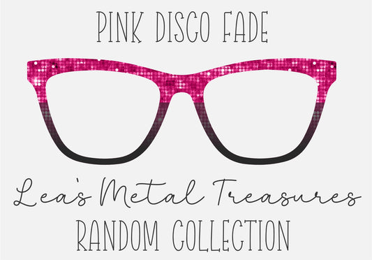 PINK DISCO FADE Eyewear Frame Toppers COMES WITH MAGNETS