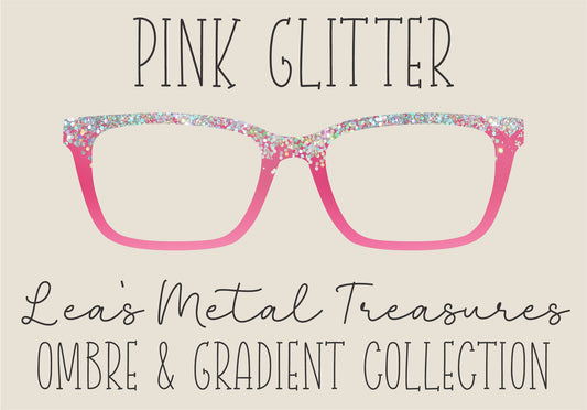 PINK GLITTER Eyewear Frame Toppers COMES WITH MAGNETS