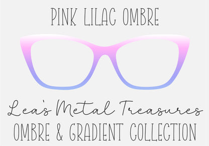 PINK LILAC OMBRE Eyewear Frame Toppers COMES WITH MAGNETS