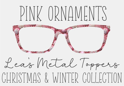 PINK ORNAMENTS Eyewear Frame Toppers COMES WITH MAGNETS