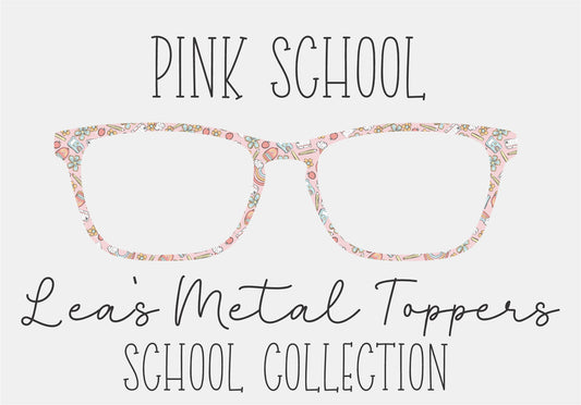 PINK SCHOOL Eyewear Frame Toppers COMES WITH MAGNETS