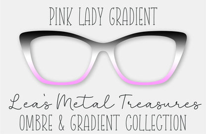 Pink Lady Gradient Eyewear Frame Toppers COMES WITH MAGNETS