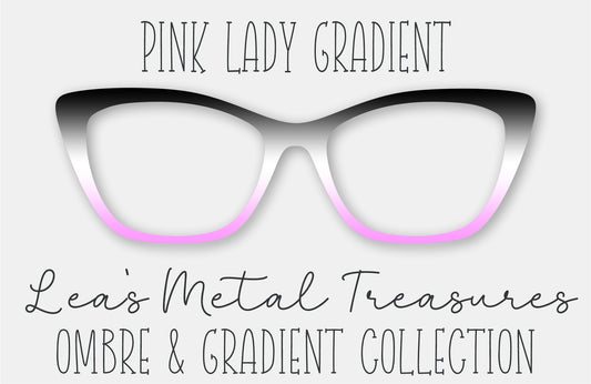 Pink Lady Gradient Eyewear Frame Toppers COMES WITH MAGNETS