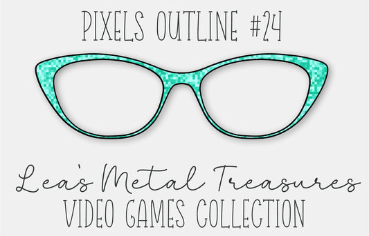 Pixels Outline #24 Eyewear Frame Toppers