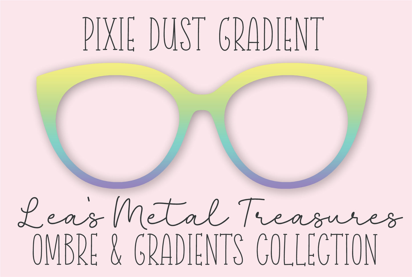 Pixie Dust Gradient Eyewear Frame Toppers