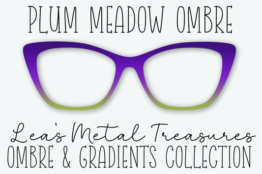 Plum Meadow Ombre Eyewear Frame Toppers