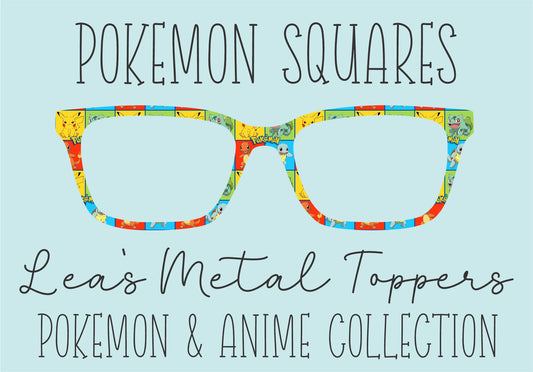 POKEMON SQUARES Eyewear Frame Toppers COMES WITH MAGNETS
