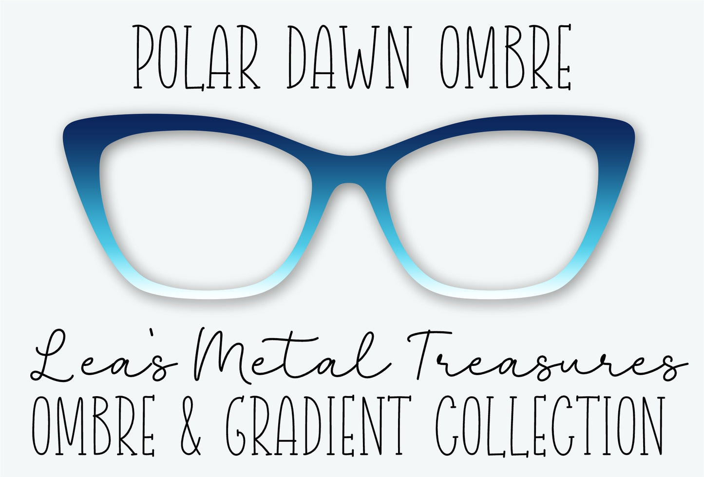Polar Dawn Ombre Eyewear Frame Toppers