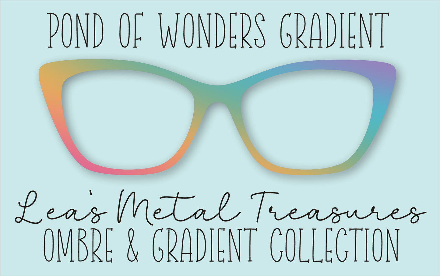 Pond of Wonders Gradient Eyewear Frame Toppers