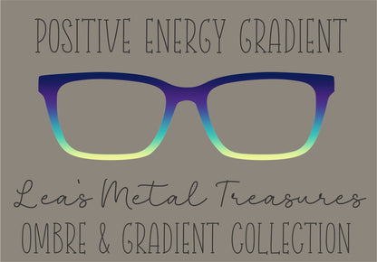 Positive Energy Gradient Eyewear Frame Toppers COMES WITH MAGNETS