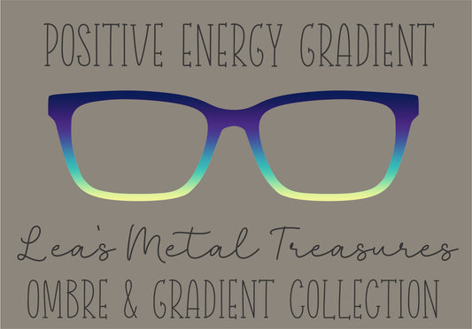 Positive Energy Gradient Eyewear Frame Toppers COMES WITH MAGNETS