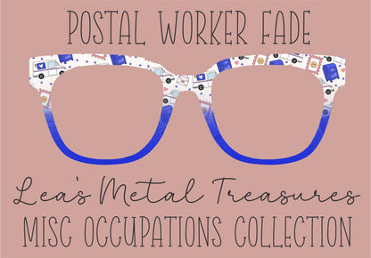 Postal Worker Fade Eyewear Frame Toppers COMES WITH MAGNETS