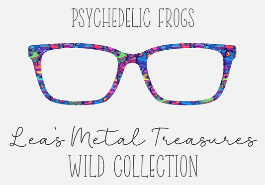 PSYCHEDELIC FROGS Eyewear Frame Toppers COMES WITH MAGNETS