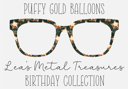Puffy Gold Balloons