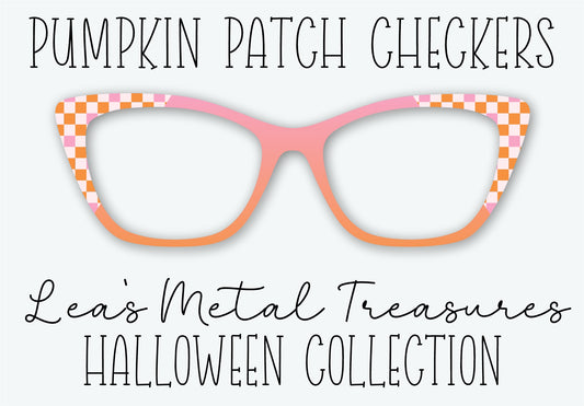 PUMPKIN PATCH CHECKERS Eyewear Frame Toppers