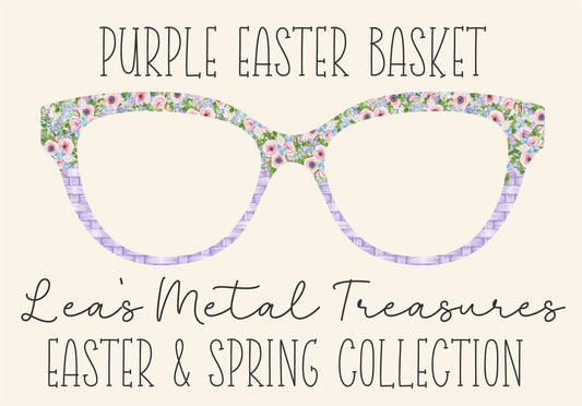 Purple Easter Basket Eyewear Toppers COMES WITH MAGNETS