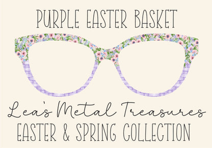 Purple Easter Basket Eyewear Toppers COMES WITH MAGNETS