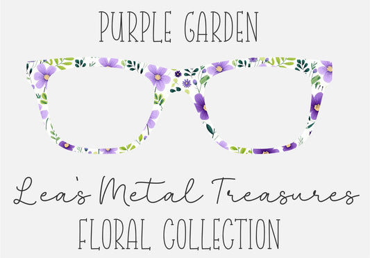 PURPLE GARDEN Eyewear Frame Toppers COMES WITH MAGNETS