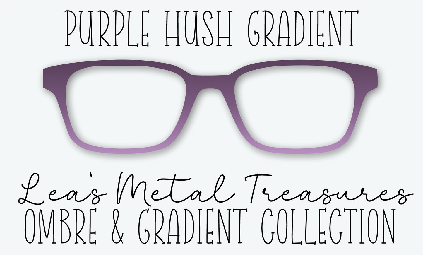 Purple Hush Gradient Eyewear Frame Toppers