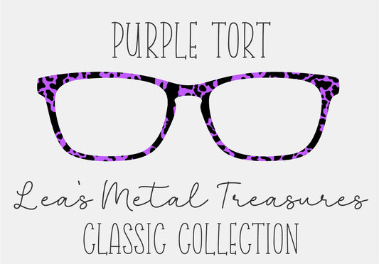 PURPLE TORT Eyewear Frame Toppers COMES WITH MAGNETS