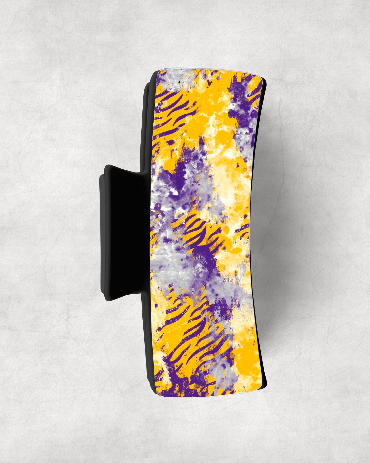 Purple and Yellow Tiger Stripe Eyewear Frame Toppers COMES WITH MAGNETS