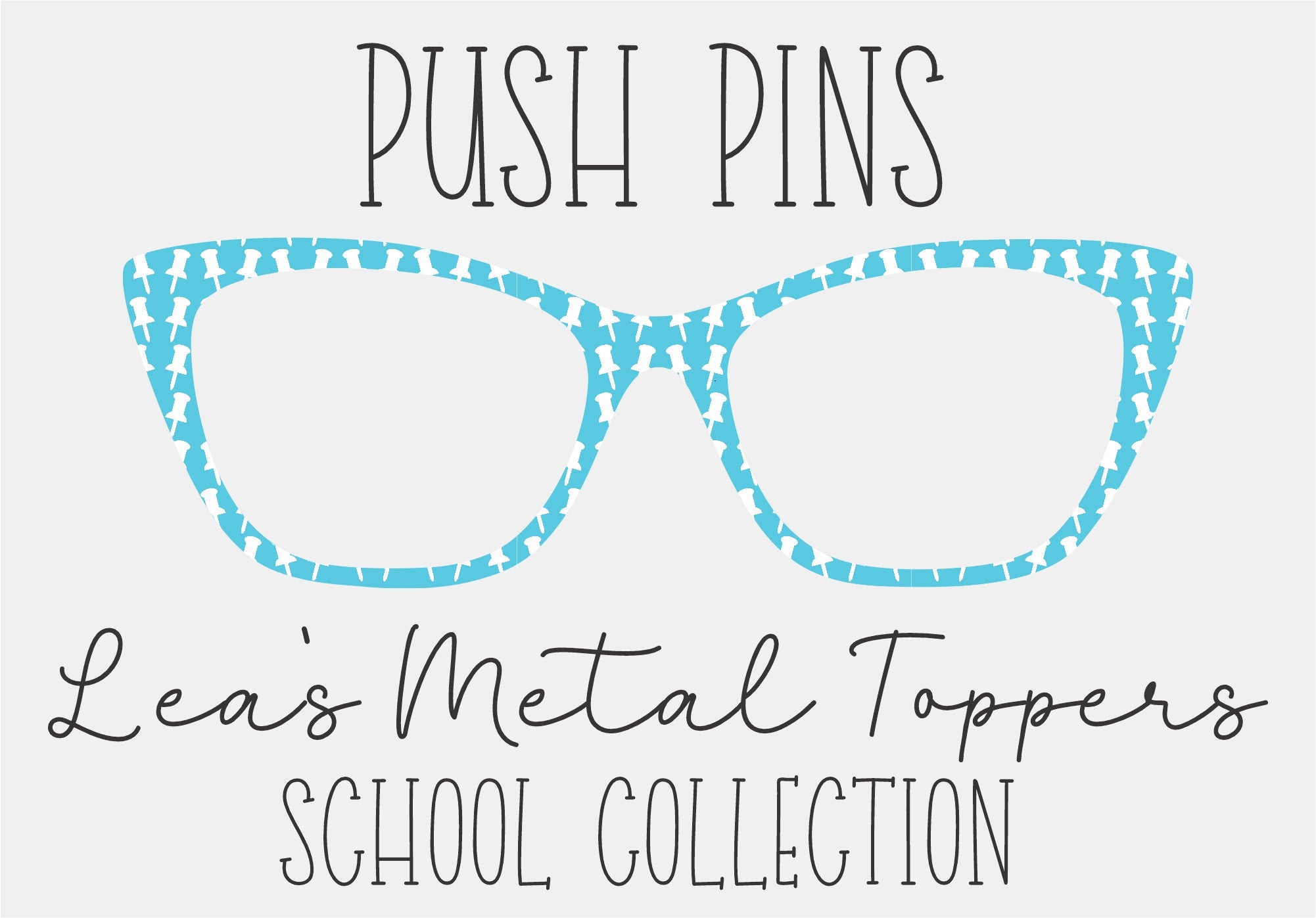 PUSH PINS Eyewear Frame Toppers COMES WITH MAGNETS – Twinkle Twinkle Tees