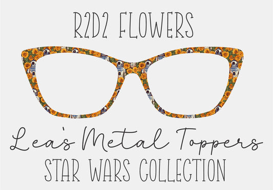 R2D2 FLOWERS Eyewear Frame Toppers COMES WITH MAGNETS