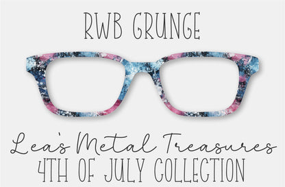 RWB Grunge Eyewear Frame Toppers COMES WITH MAGNETS