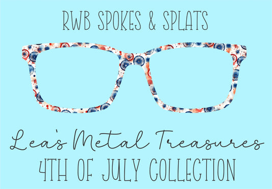 RWB Spokes & Splats Eyewear Frame Toppers