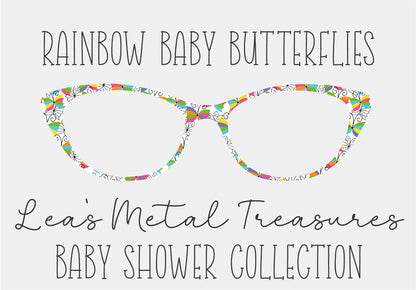 Rainbow Baby Butterflies Toppers COMES WITH MAGNETS