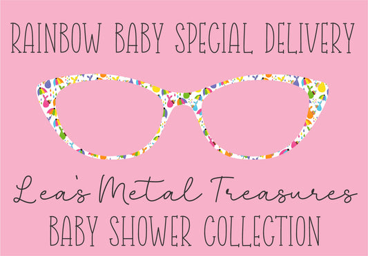 Rainbow Baby Special Delivery Toppers COMES WITH MAGNETS